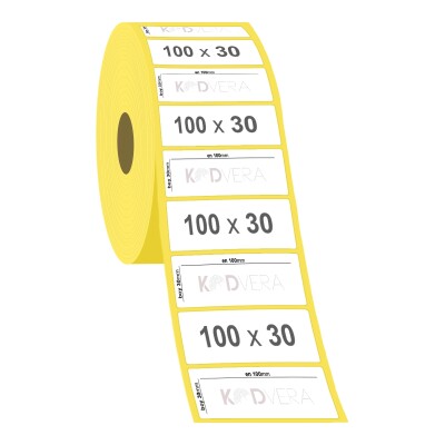 100 x 30 Lamine Termal Etiket - 2