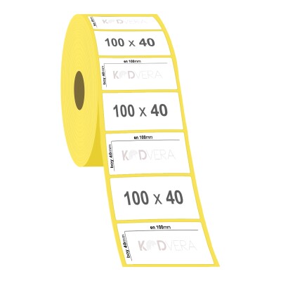 100 x 40 Lamine Termal Etiket - 2