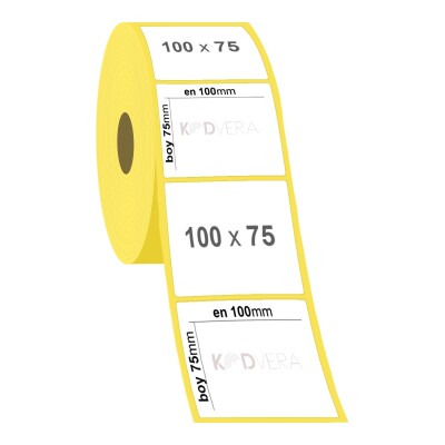 100 x 75 Vellum Etiket - 2