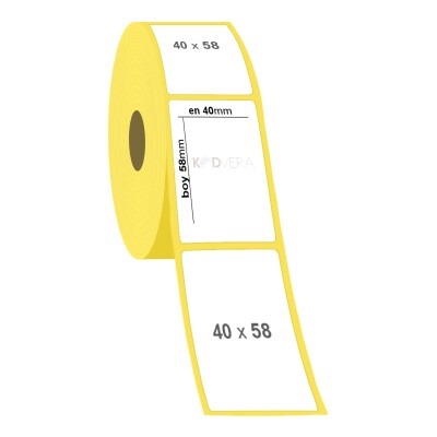 40 x 58 Lamine Termal Etiket - 2