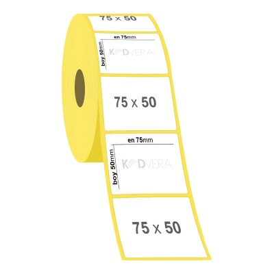 75 x 50 Kuşe Etiket - 2