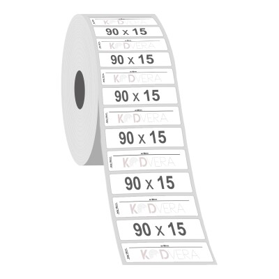 90 x 15 PP Opak Etiket - 2